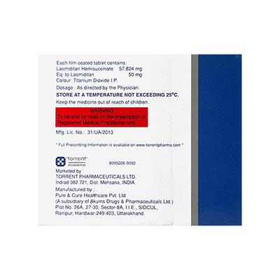 LASMIRAY 50mg Tablet 4's - Migraine