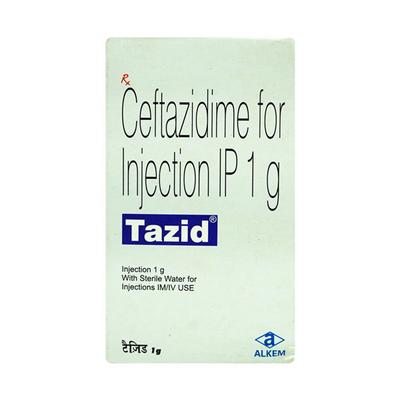 Tazid 1gm Injection 10ml - Bacterial Infections-Cep