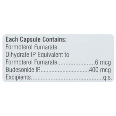 PULMOSMART 400 Capsule 30's - Asthma/COPD-Ast