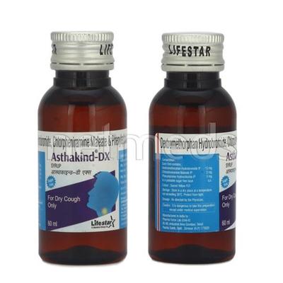 Asthakind DX Sugar Free Syrup 60ml - Cough And Cold-Cou