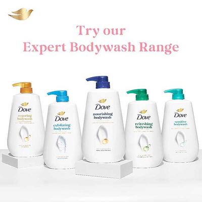 Dove Revitalizing Body Wash With Scented Peach & Vitamin C 800 ml - Shower Gels & Body Wash