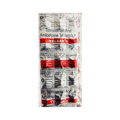 Telsar A 40mg Tablet 15'S - Hypertension-Ana