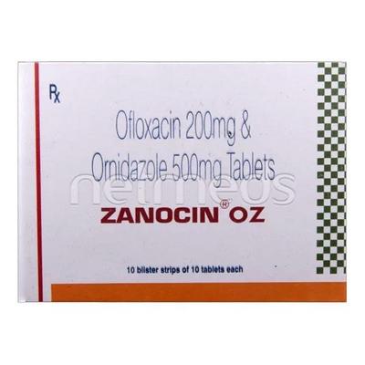 Zanocin OZ Tablet 10'S - Bacterial Infections-Qui