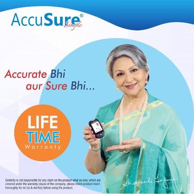 AccuSure Simple Glucose Meter Only - Blood Glucose Monitors/Test Strips