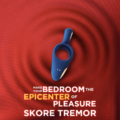 Skore Tremor Rechargeable Dual Motor Vibrating Ring 1's - Massagers And Vibrators