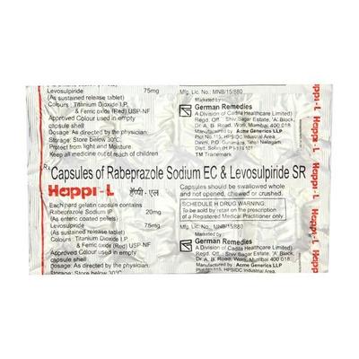 Happi L Capsule 10'S - Ulcerative Colitis/Bowel Inflammatory Disease-Ant