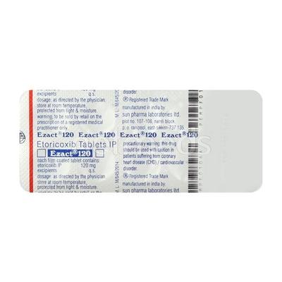 Ezact 120mg Tablet 10'S - Pain relief-Nsa