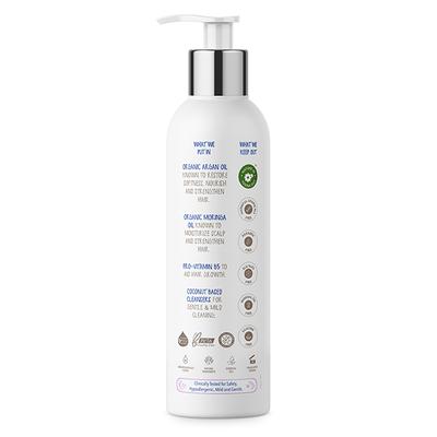 The Mom's Co. Natural Baby Shampoo with Organic Argan Oil & Moringa Oil Tear Free Soap Free 400ml 1's - Baby Shampoo