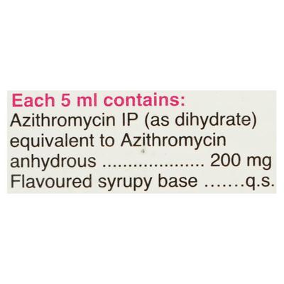 Azee 200mg Peppermint Flavour Dry Syrup 15ml - Bacterial Infections-Mac