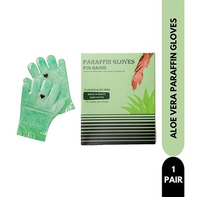 House of Beauty Aloe Vera Paraffin Hand Gloves-At Home Manicure For Soft, Smooth Hands (1Pair) 1's - Manicure & Pedicure Kits