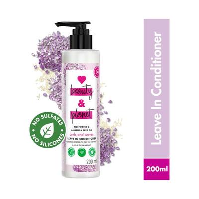 Love Beauty And Planet Rice Water & Angelica Seed Oil Silicone Free Leave-In Conditioner 200 ml - Conditioners