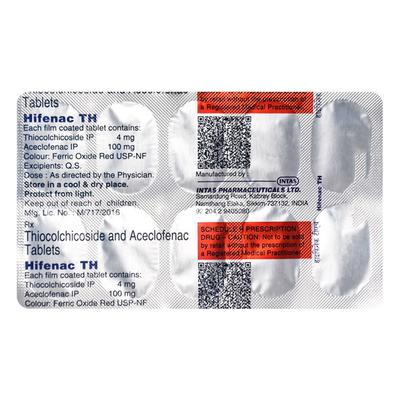 Hifenac TH Tablet 10'S - Pain relief-Nsa
