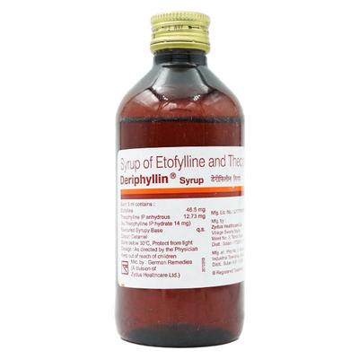 Deriphyllin Syrup 200ml - Asthma/COPD-Ast