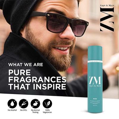 Zayn & Myza Arise No Alcohol Body Spray For Men 150 ml - Men Deodorants/Roll-Ons
