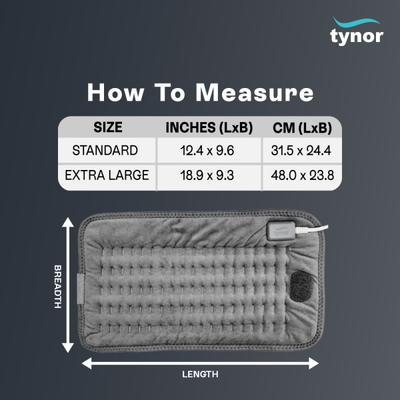Tynor Cure Heating Pad Ortho (Regular) (I 73) - Heating Belt
