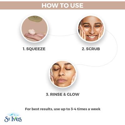 St. Ives Gentle Smoothing Oatmeal Face Scrub And Mask 170 gm - Scrubs & Exfoliants