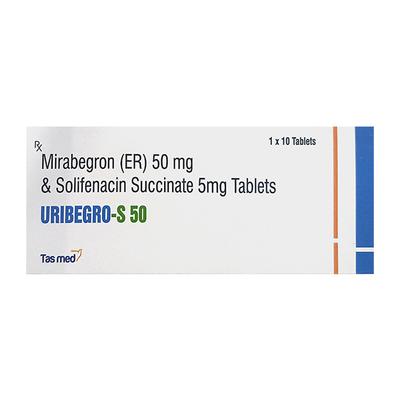 URIBEGRO S 50 Tablet 10's - Bladder And Prostate Disorders-Dru
