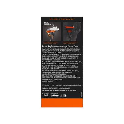 Gillette Fusion Premium Gift Set for Men 501 gm - Razors & Cartridges