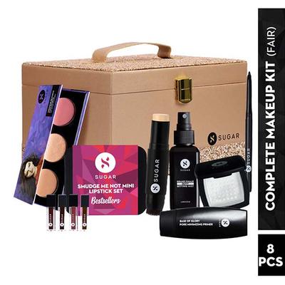 Sugar Cosmetics Complete Makeup Kit (Fair) 100 gm - Makeup Kits & Sets