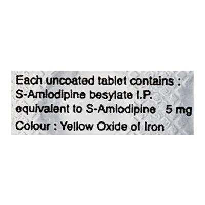 Esam 5mg Tablet 10'S - Hypertension-Cal