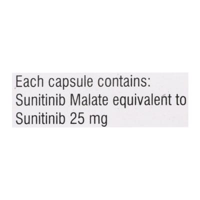 SUTINAT 25 Capsule 28's - Cancer Oncology-Tar