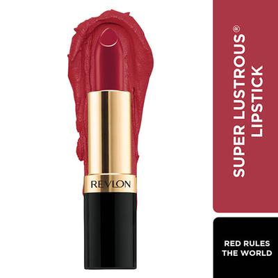 Revlon Super Lustrous Lipstick ( Matte )- Red Rules The World 4.2 Gm - Lipsticks