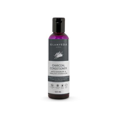 Glamveda Anti Dandruff and Healthy Hydration Charcoal Conditioner 100 ml - Conditioners