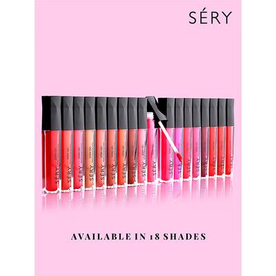 Sery Stay On Matte Liquid Lipstick Delightful Nude, Pink (LSO - 09) 5 ml - Liquid Lipsticks
