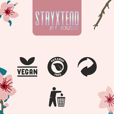 Matt Look Stayxtend Lip Mousse Enriched With Vitamin E & Non Sticky, Deep Magenta-18 4 ml - Liquid Lipsticks