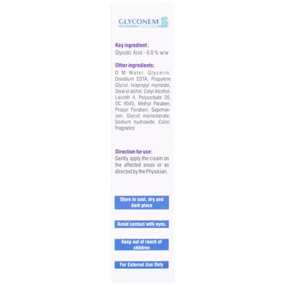GLYCONEM 6 Cream 30gm - Acne-Acn