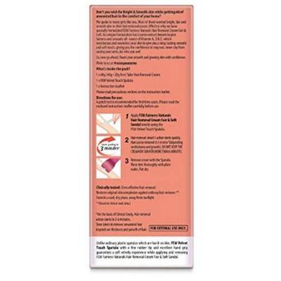Fem Naturals New Brightening Hair Removal Cream For Dry Skin - Sandal Oil (40 g + 20 g Free) - Hair Removal Cream