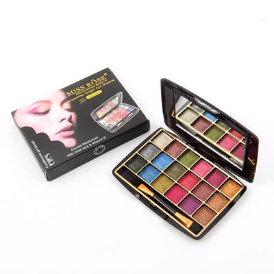 Miss Rose 18 Color Metallic Eyeshadow Palette 7001 - 402 M01 20 gm - Face Palettes