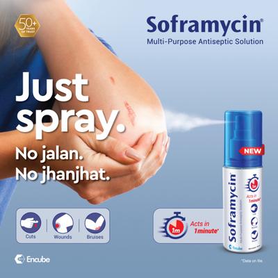 Soframycin Multi-Purpose Antiseptic Solution 100 ml - Wound/Burns