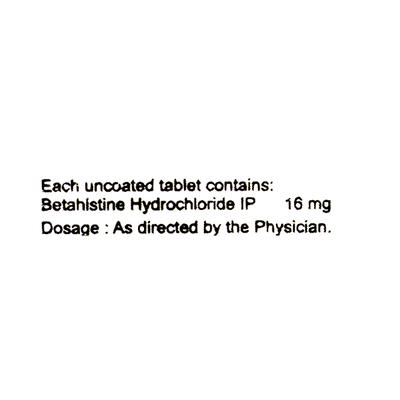 DIZIBEAT 16 Tablet 10's - Vertigo-Ant
