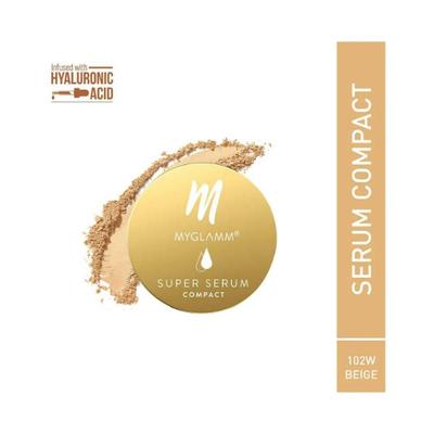 MyGlamm Super Serum Compact -102W Beige 9 gm - Compact Powder