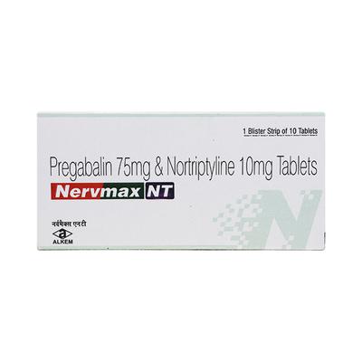 NERVMAX NT Tablet 10's - Neuropathic Pain-Dru