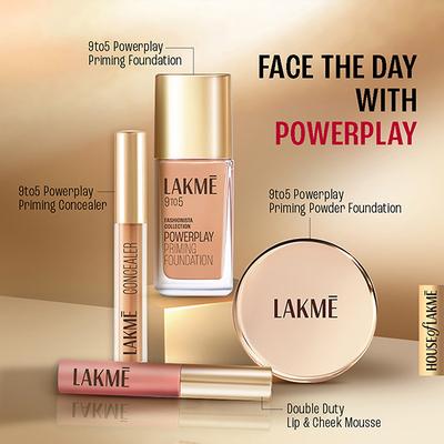 Lakme Double Duty Lip & Cheek Mousse Matte Lipstick & Soft Blush, Blush Velvet,9gm - Liquid Lipsticks