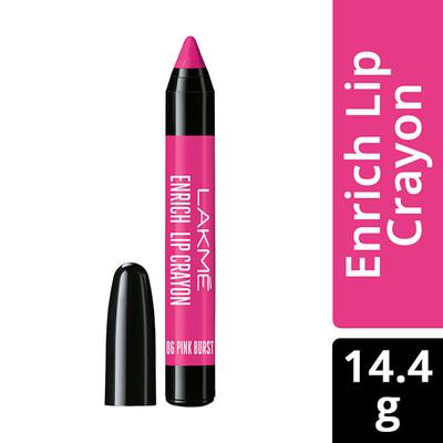 Lakme Enrich Lip Crayon Pink Burst 14.4 Gm - Lip Crayons
