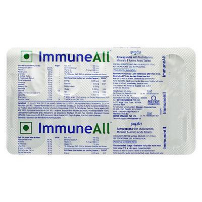 IMMUNE ALL Tablet 10's - Supplements-Vam
