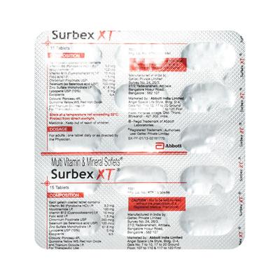 Surbex XT Tablet 15'S - Supplements-Vam