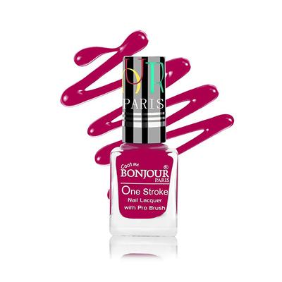Bonjour Paris Satin Matte Nail Polish - Brownish Red 9 ml - Nail Polish
