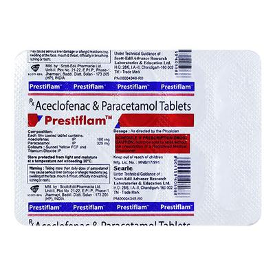 PRESTIFLAM Tablet 10's - Pain relief-Nsa