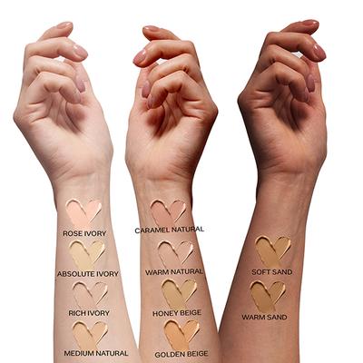Faces Canada All Day Hydra Matte Foundation 3-In-1 Foundation + Moisturizer + SPF 30 24 Hr Aloe Hydration & Vitamin C 10Hr Long Wear Rose Ivory 011 25ml - Foundation