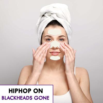 HipHop Charcoal Forehead, Chin, Nose Blackhead Remover Strips 6's - Face Wash & Cleansers