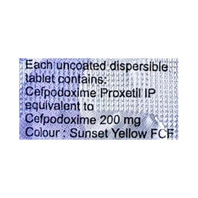 Microcef DT 200mg Tablet 10'S - Bacterial Infections-Cep