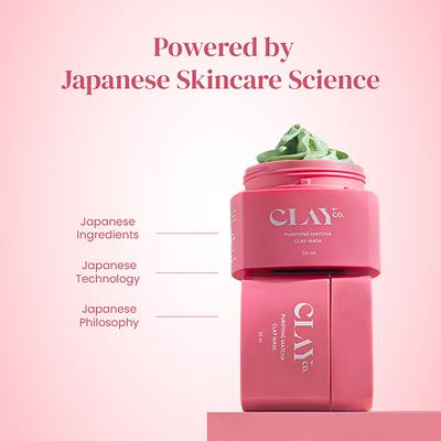 Purifying Matcha Clay Mask 50gm - Face Packs
