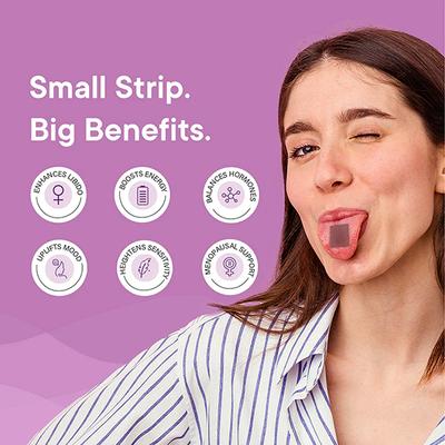 Wellbeing Nutrition Melts Into Her Desire Strips - Refreshing Peppermint 30's - Women Health