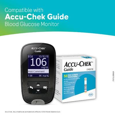 Accu-Chek Guide Blood Glucose Test Strips 50's - Blood Glucose Monitors/Test Strips