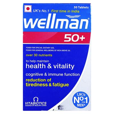 Wellman 50+ Multi-Vitamin Tablet 30's - Multi-Vitamins