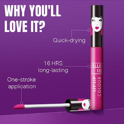 Elle 18 Liquid Lip Color French Pink 5.6 ml - Liquid Lipsticks